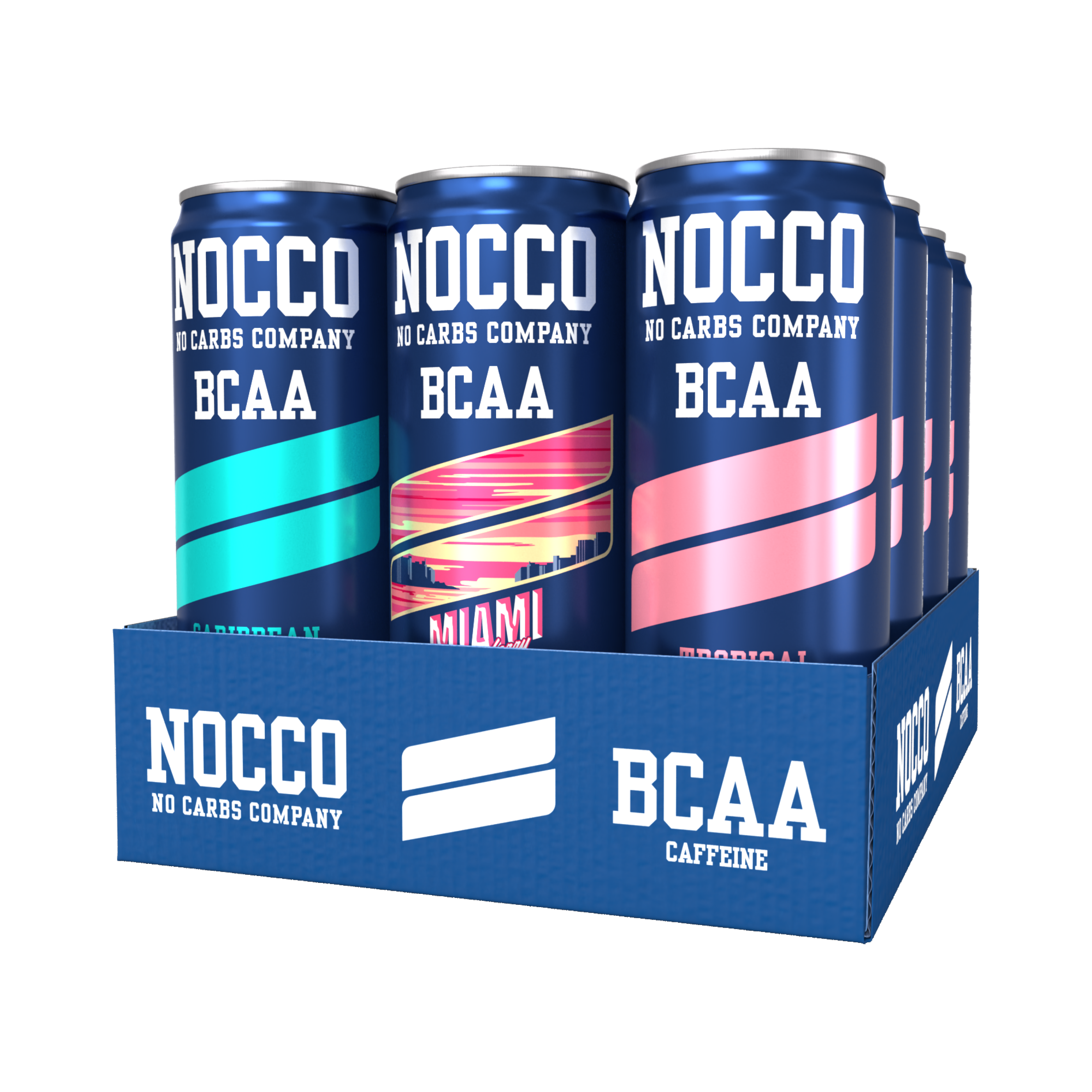 nocco summer selection pineapple strawberry tropical