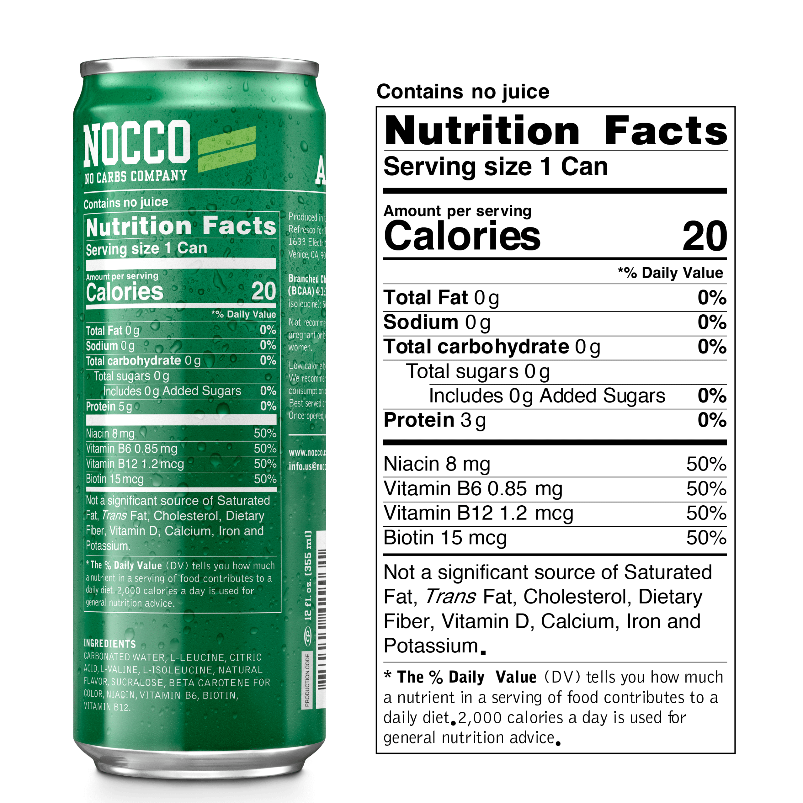 NOCCO Caffeine-free Carribbean, 2020-08-17