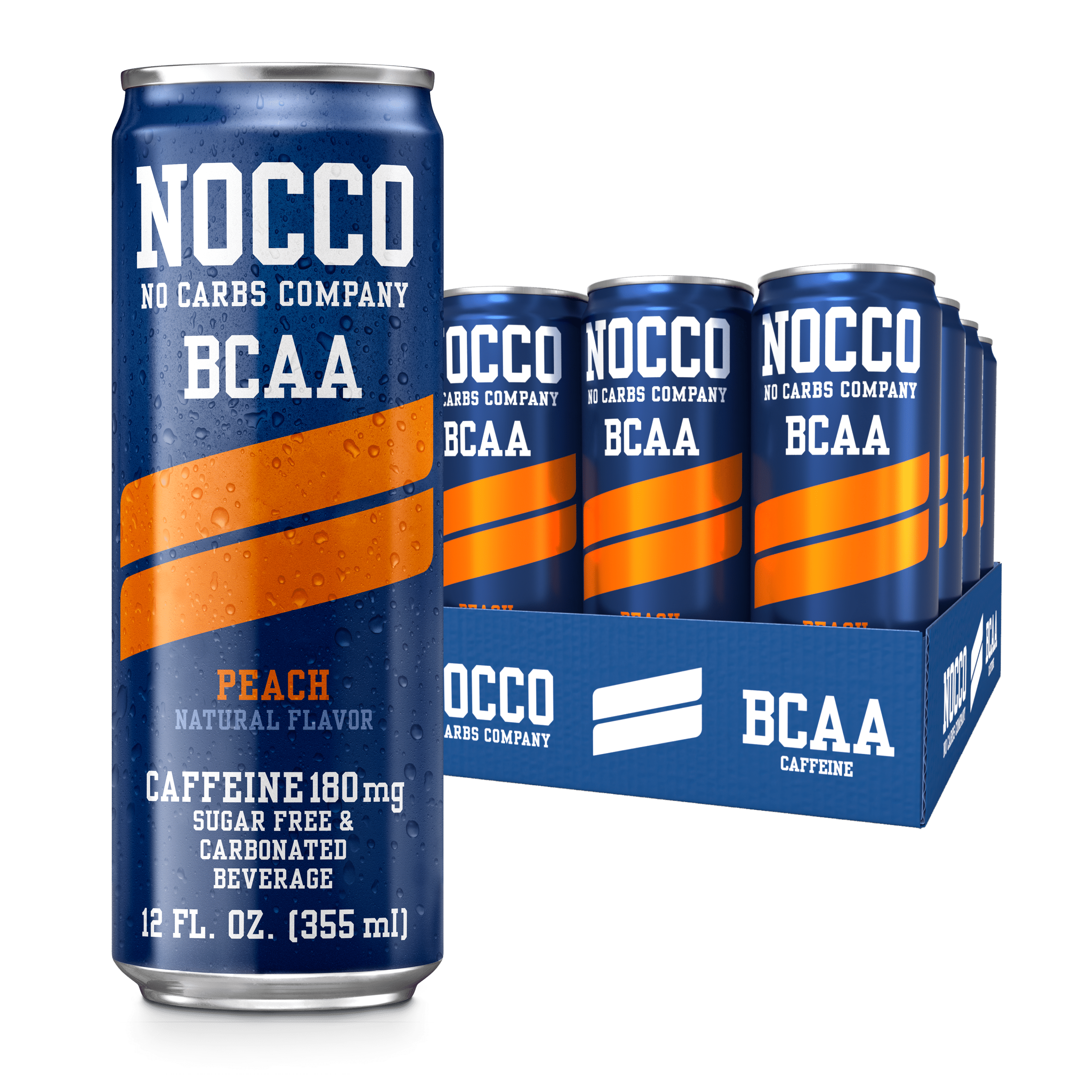 12 Pack case nocco Peach flavor