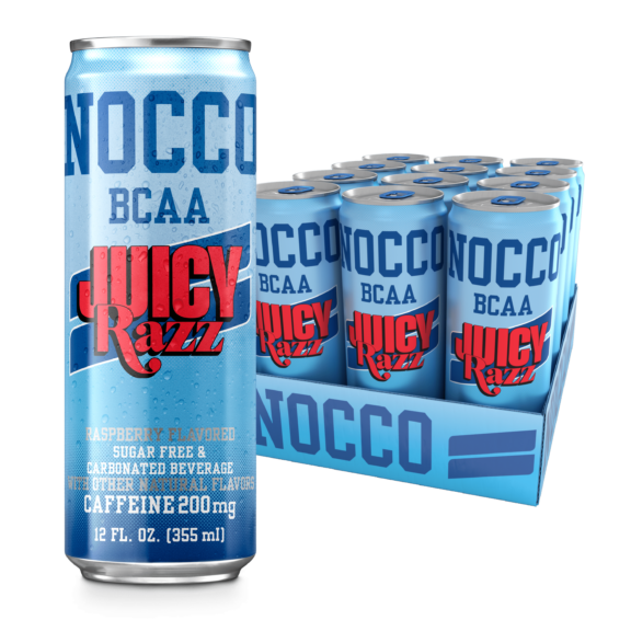 NOCCO BCAA Juicy Razz 12-pack Energy Drink